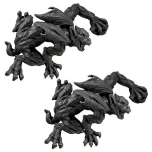 Design Toscano JQ97794 17 1/2 Inch Slither and Squirm Gargoyles, Set of 2