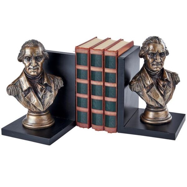 Design Toscano JQ9818 5 1/2 Inch George Washington Bookends