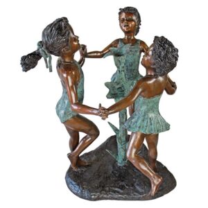 Design Toscano KW29440 35 Inch Fun in the Sun Girls Statue - Bronze