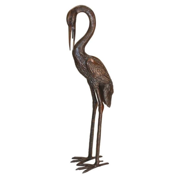 Design Toscano KW550201 10 Inch Large Heron Head Low