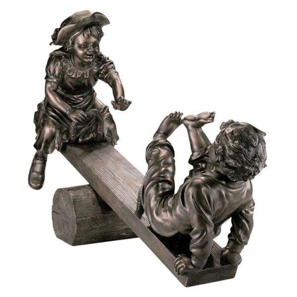 Design Toscano KY1180 49 Inch Lighter Than Air Girl and Boy Statue