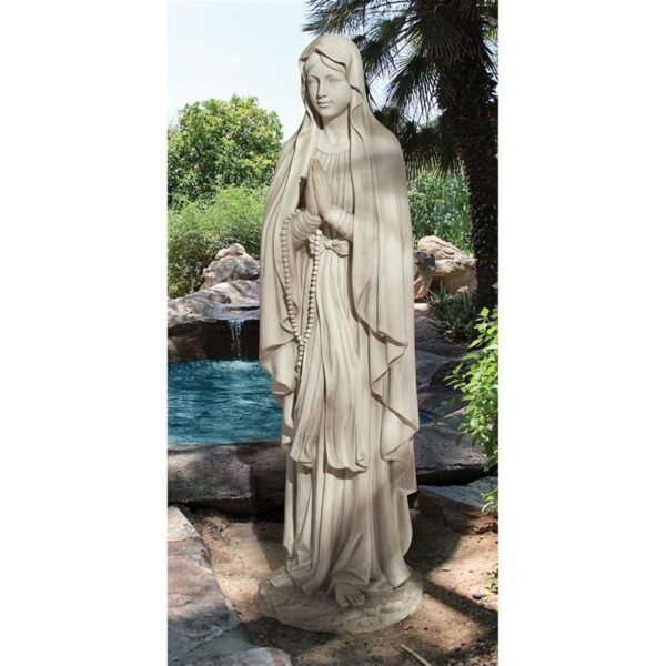 Design Toscano KY1314 21 1/2 Inch Life Sized Virgin Mary Statue