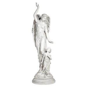 Design Toscano KY1456 14 1/2 Inch Queen of Angels Guardian Angel Statue