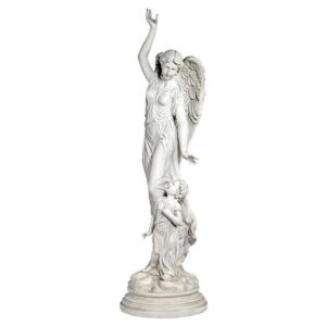 Design Toscano KY1456 14 1/2 Inch Queen of Angels Guardian Angel Statue