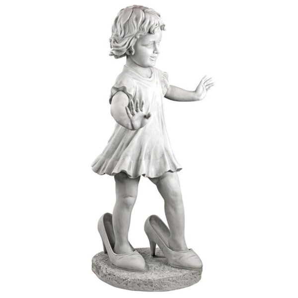 Design Toscano KY14651 21 Inch Hillary in Heels Garden Girl Statue