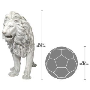 Design Toscano KY167 11 Inch Left Regal Lion of Grisham Manor