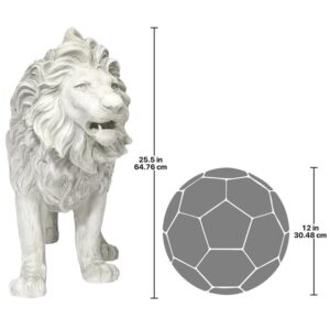 Design Toscano KY1671 11 Inch Right Regal Lion of Grisham Manor