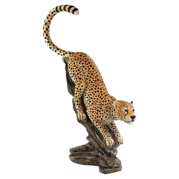 Design Toscano KY1875 28 1/2 Inch Stalking the Savannah Cheetah Statue