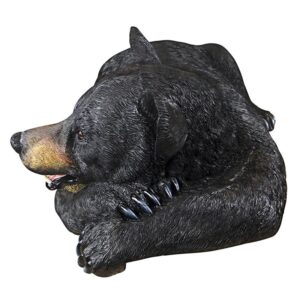 Design Toscano KY1884 34 Inch Lemont the Lovable Lounger Bear - Black