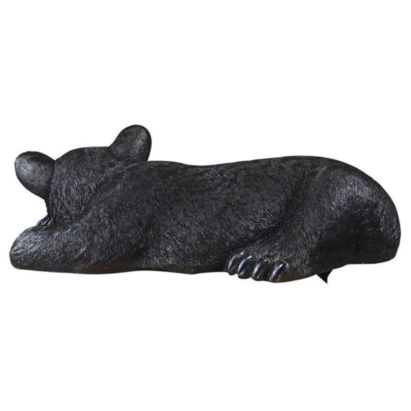 Design Toscano KY1884 34 Inch Lemont the Lovable Lounger Bear - Black