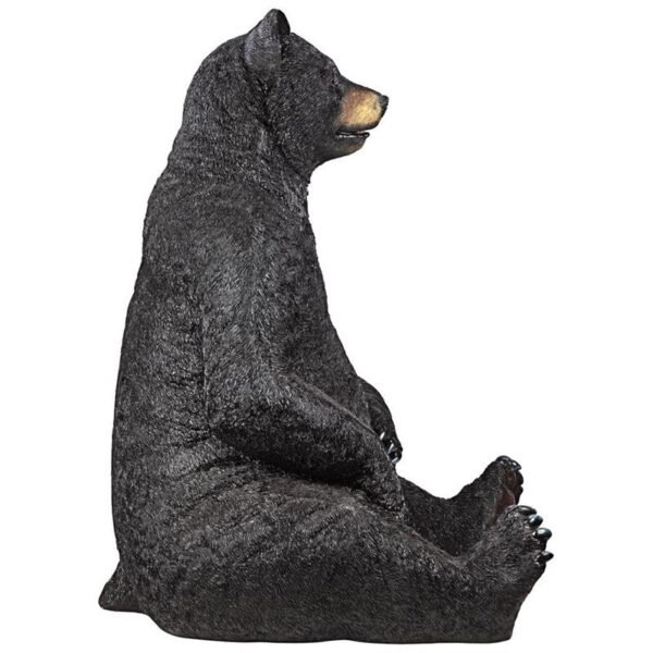 Design Toscano KY18867 32 Inch Zerk Giant Sitting Bear - Black