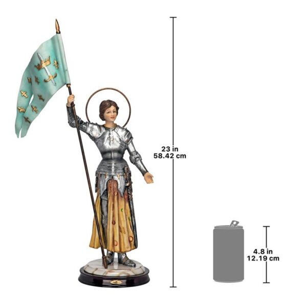 Design Toscano KY301 13 Inch St Joan of Arc Sculpture