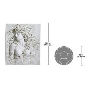 Design Toscano KY4059 22 1/2 Inch Ophelias Desire Wall Sculpture