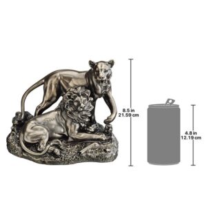 Design Toscano KY50094 10 Inch Lion and Lioness Statue