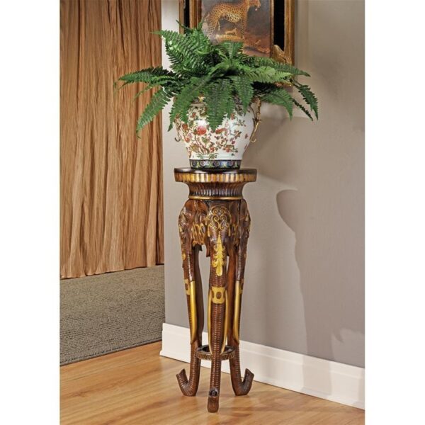 Design Toscano KY5015 12 Inch Majestic Elephant Pedestal