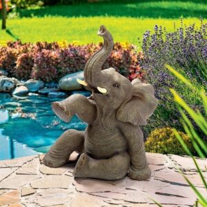 Design Toscano KY505107 14 Inch Petey the Pint Sized Pachyderm Statue