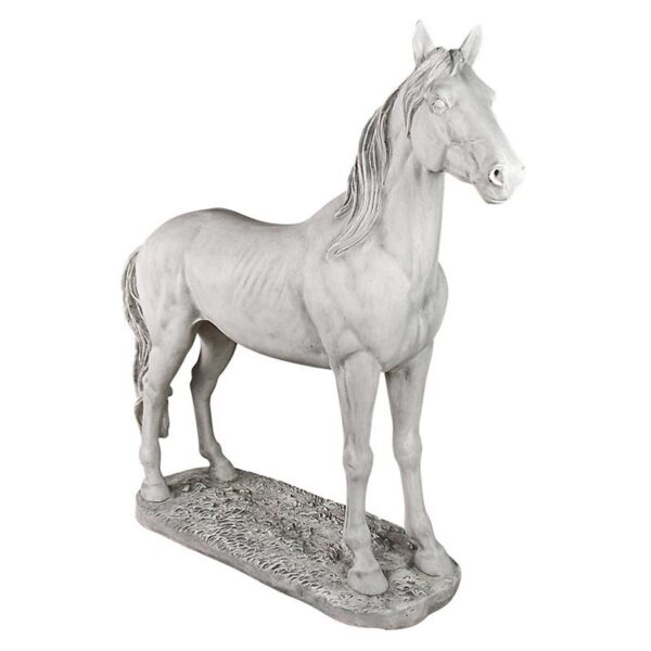 Design Toscano KY5172 48 Inch Majestic Horse Statue - Antique Stone