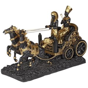 Design Toscano KY546531 15 1/2 Inch the Royal Egyptian Chariot Procession of Pharaoh