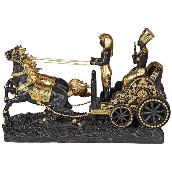 Design Toscano KY546531 15 1/2 Inch the Royal Egyptian Chariot Procession of Pharaoh