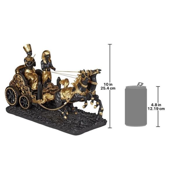 Design Toscano KY546531 15 1/2 Inch the Royal Egyptian Chariot Procession of Pharaoh