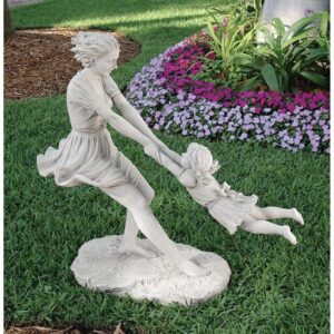 Design Toscano KY571101 44 Inch Summers Joy Mother and Child Statue