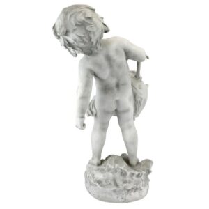 Design Toscano KY6063 13 Inch Young Child Urn Carrier Garden Statue