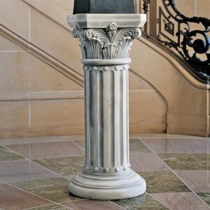 Design Toscano KY60748 16 1/2 Inch Athena Corinthian Pedestal