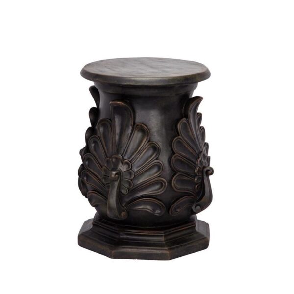 Design Toscano KY66121 14 Inch Classic Peacock Riser