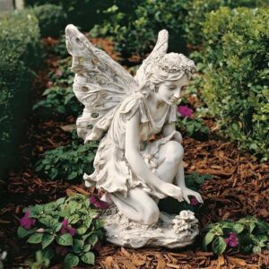 Design Toscano KY71004 12 Inch Fiona the Flower Fairy Statue