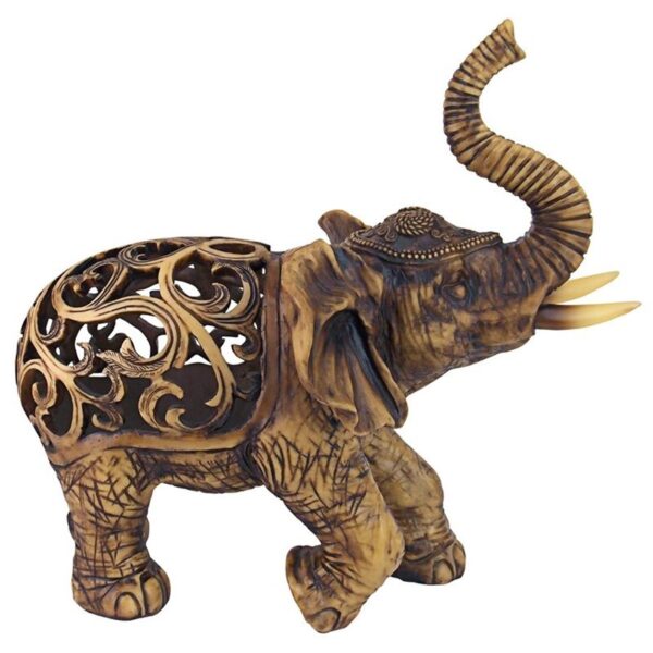 Design Toscano KY710971 11 1/2 Inch Jali Elephant, Large