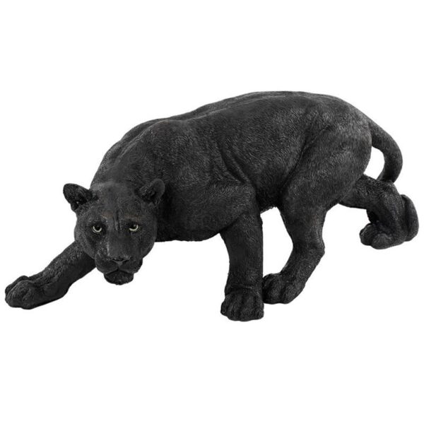 Design Toscano KY71174 26 Inch Medium Shadowed Predator Panther - Black