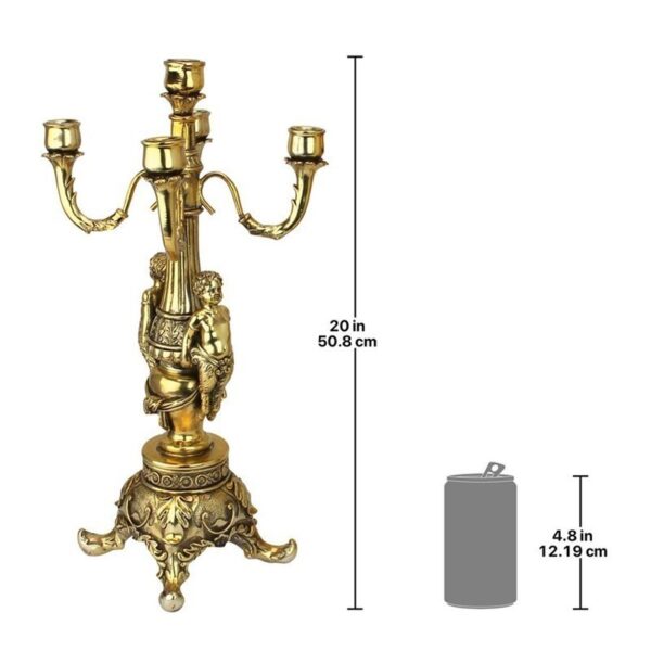 Design Toscano KY7156 8 Inch Chateau Chambord Candelabras, Set of 2