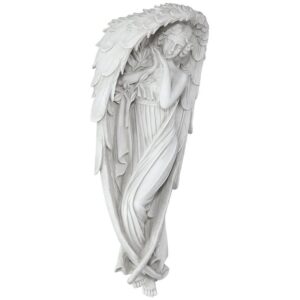 Design Toscano KY72028 8 1/2 Inch Small Santa Croce Angel Wall Sculpture