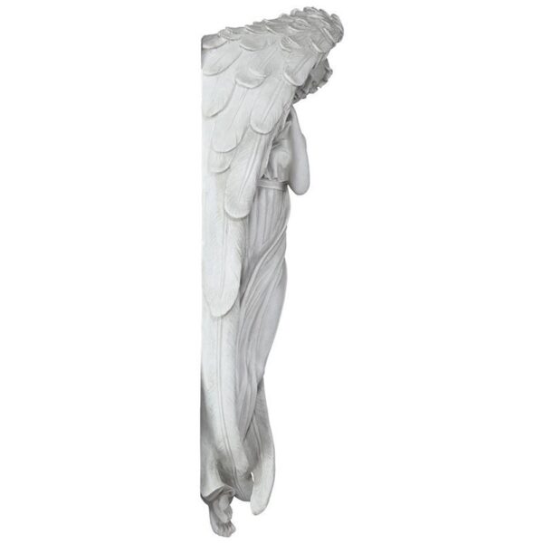 Design Toscano KY72028 8 1/2 Inch Small Santa Croce Angel Wall Sculpture