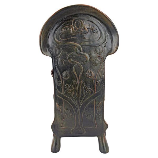 Design Toscano KY8022 Art Nouveau 8 Inch Mantelpiece Clock