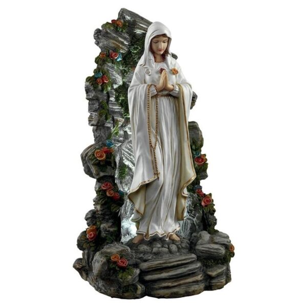 Design Toscano KY909 11 1/2 Inch Blessed Virgin Mary Illuminated Statue