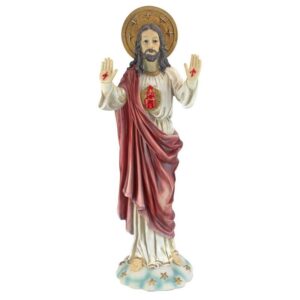 Design Toscano KY913 8 Inch Sacred Heart of Jesus Statue