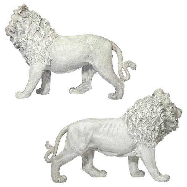 Design Toscano KY9167 37 Inch Regal Lions of Grisham Manor, Set of 2