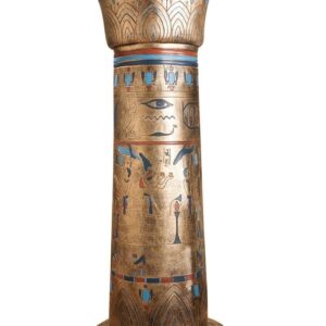 Design Toscano KY984 13 Inch Golden Pedestal of the Egyptian Kings