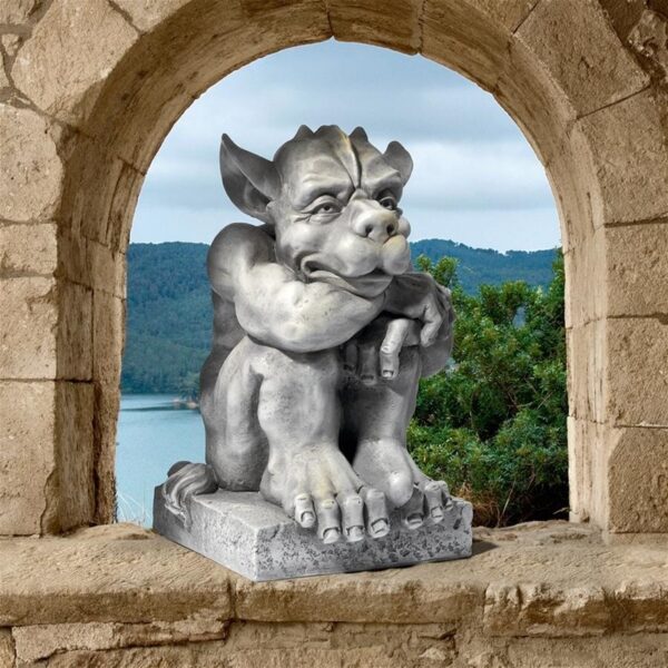 Design Toscano LY312006 8 Inch Gaspar Watcher of Souls Gargoyle Statue