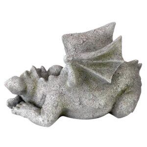 Design Toscano LY39427 16 Inch Medium Blushing Babel Dragon Statue