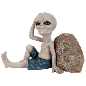 Design Toscano LY612243 11 1/2 Inch Surfer Dude Alien Statue