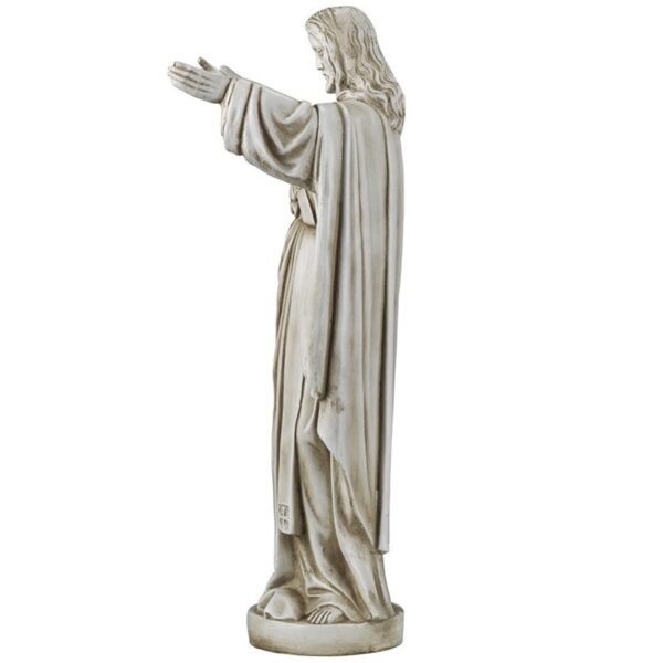 Design Toscano LY712152 10 1/2 Inch Sacred Heart of Jesus Garden Statue