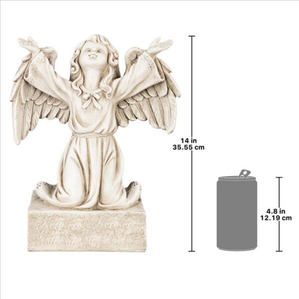 Design Toscano LY713002 11 1/2 Inch Look To Heavens Memorial Angel Statue