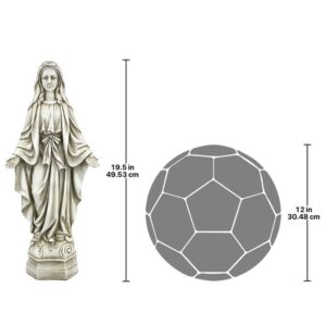 Design Toscano LY714288 8 Inch Medium Madonna of Notre Dame Statue