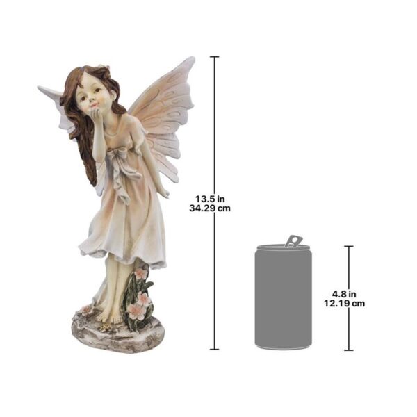 Design Toscano LY79215 7 1/2 Inch Blossom Wildflower Meadow Fairy Statue