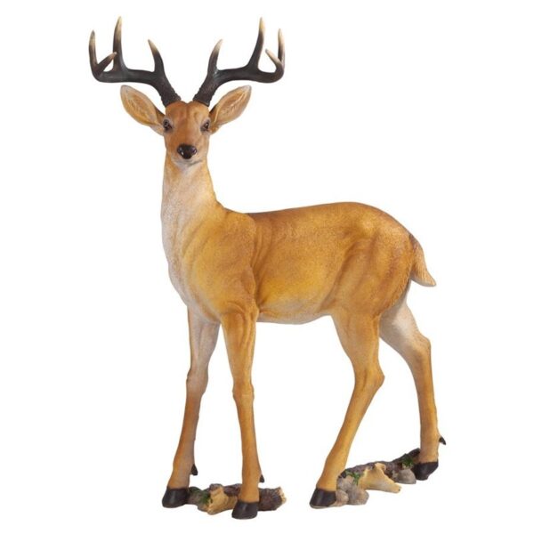 Design Toscano LY88195 23 1/2 Inch Woodland Buck Deer Statue