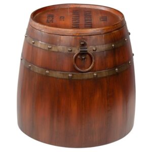 Design Toscano MH30119 19 1/2 Inch French Wine Barrel Side Table