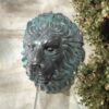 Design Toscano MP61038 11 Inch Florentine Lion Head Plaque - Bronze