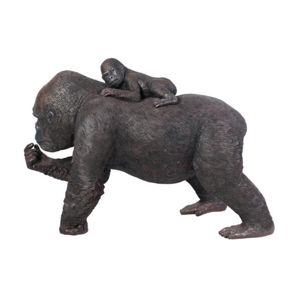 Design Toscano NE100050 48 1/2 Inch Lowland Gorillas-Mother and Child